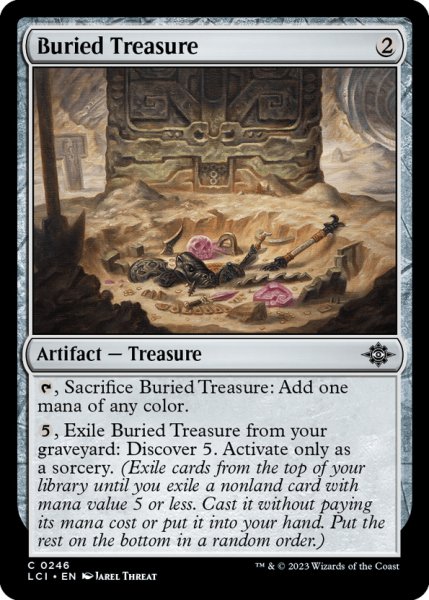 画像1: 【ENG】埋もれた宝物/Buried Treasure[MTG_LCI_246C] (1)