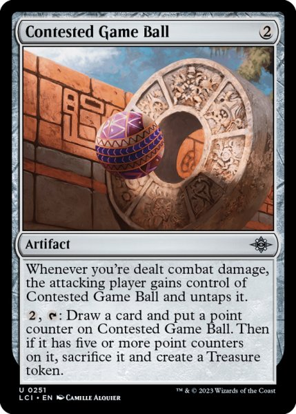 画像1: 【ENG】激戦の球/Contested Game Ball[MTG_LCI_251U] (1)