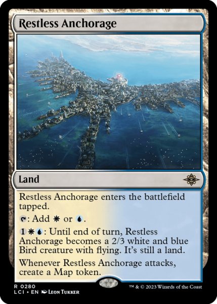 画像1: 【ENG】不穏な投錨地/Restless Anchorage[MTG_LCI_280R] (1)