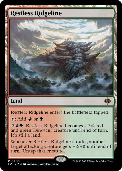 画像1: 【ENG】不穏な尾根/Restless Ridgeline[MTG_LCI_283R] (1)