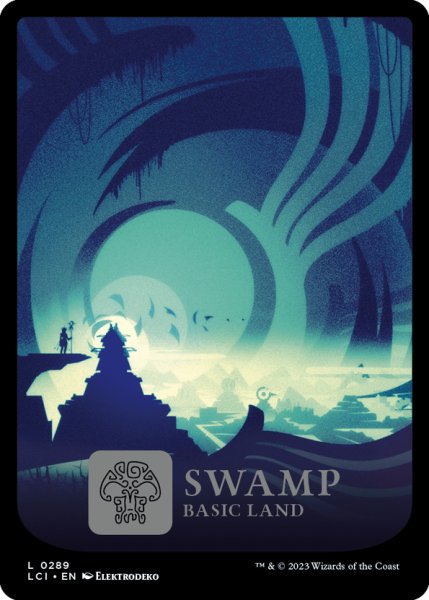 画像1: 【ENG】沼/Swamp[MTG_LCI_289L] (1)