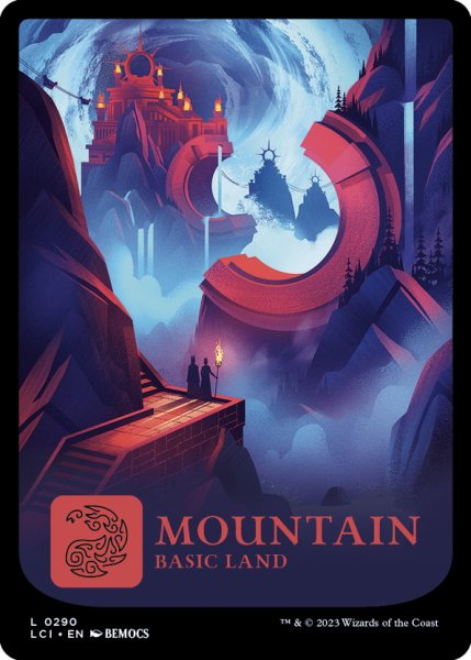 画像1: 【ENG】山/Mountain[MTG_LCI_290L] (1)