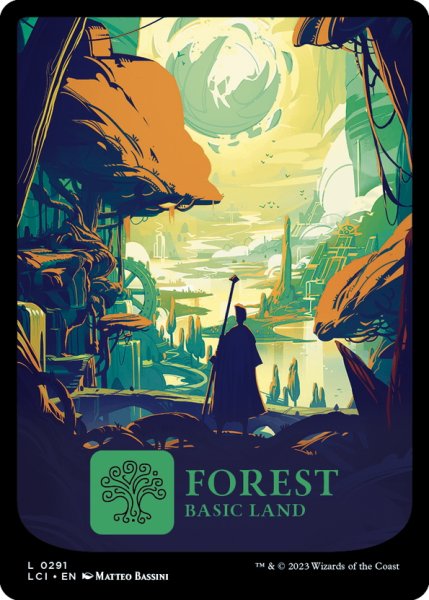 画像1: 【ENG】森/Forest[MTG_LCI_291L] (1)