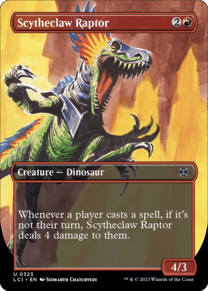 画像1: 【ENG】鎌爪の猛竜/Scytheclaw Raptor[MTG_LCI_323U] (1)