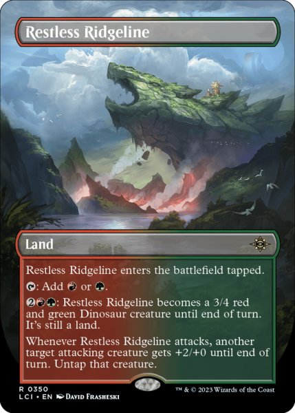 画像1: 【ENG】不穏な尾根/Restless Ridgeline[MTG_LCI_350R] (1)