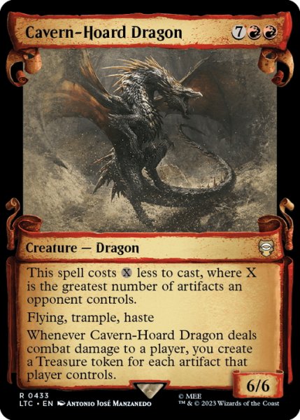 画像1: 【ENG】洞窟に宝蓄えしドラゴン/Cavern-Hoard Dragon[MTG_LTC_0433R] (1)