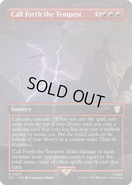 画像1: 【ENG】Call Forth the Tempest[MTG_LTC_0509R] (1)