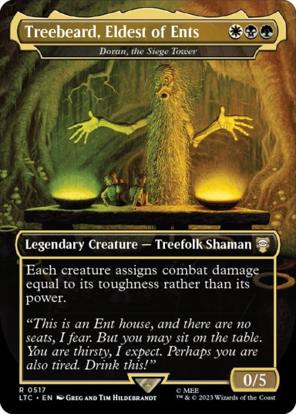 画像1: 【ENG】Treebeard, Eldest of Ents/包囲の塔、ドラン/Doran, the Siege Tower[MTG_LTC_0517R] (1)