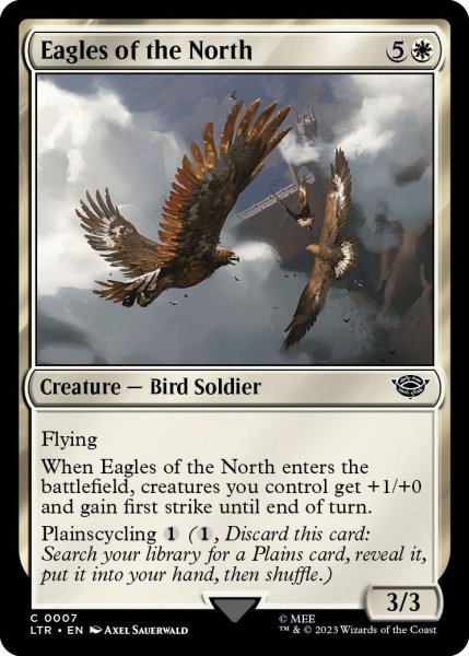 画像1: 【ENG】北方の大鷲/Eagles of the North[MTG_LTR_0007C] (1)