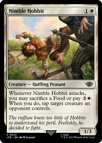 画像1: 【ENG】すばしこいホビット/Nimble Hobbit[MTG_LTR_0023C] (1)