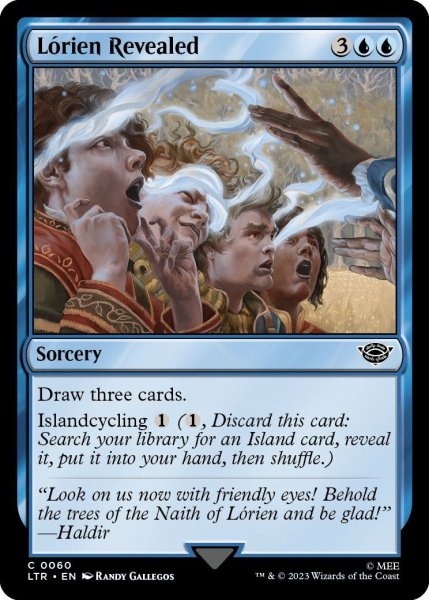 画像1: 【ENG】★Foil★ロリアンの発見/Lorien Revealed[MTG_LTR_0060C] (1)