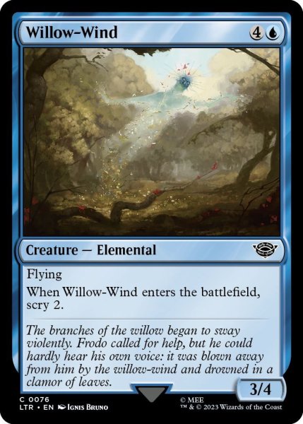 画像1: 【ENG】柳風/Willow-Wind[MTG_LTR_0076C] (1)