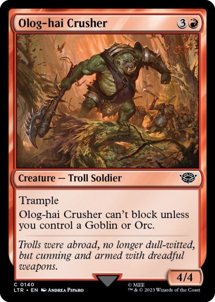 画像1: 【ENG】オログ＝ハイの破壊者/Olog-hai Crusher[MTG_LTR_0140C] (1)