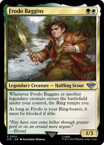 画像1: 【ENG】フロド・バギンズ/Frodo Baggins[MTG_LTR_0205U] (1)