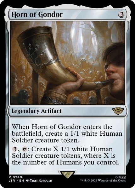 画像1: 【ENG】ゴンドールの角笛/Horn of Gondor[MTG_LTR_0240R] (1)