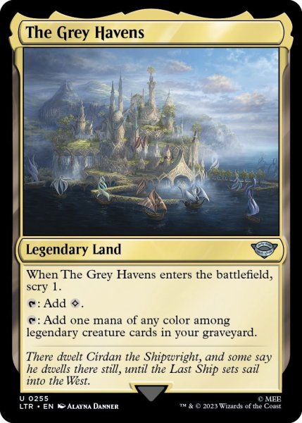 画像1: 【ENG】灰色港/The Grey Havens[MTG_LTR_0255U] (1)