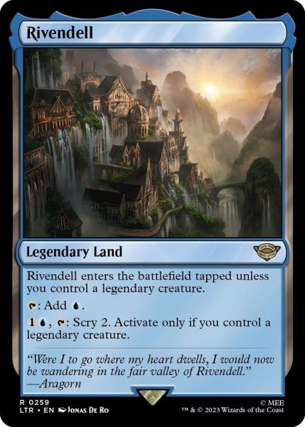 画像1: 【ENG】裂け谷/Rivendell[MTG_LTR_0259R] (1)