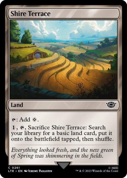 画像1: 【ENG】ホビット庄の段々畑/Shire Terrace[MTG_LTR_0261C] (1)