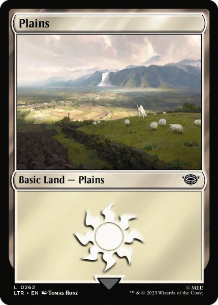 画像1: 【ENG】平地/Plains[MTG_LTR_0262L] (1)