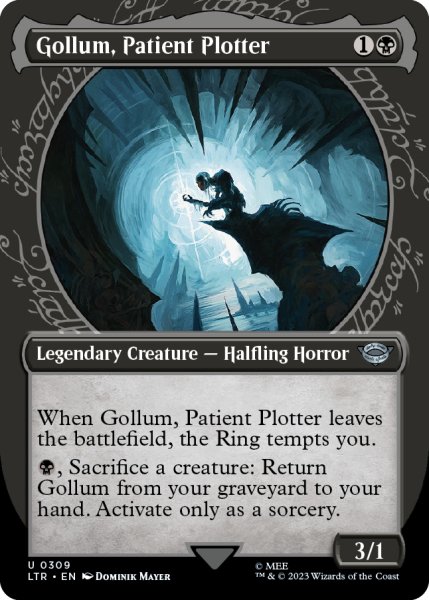 画像1: 【ENG】忍耐強く企む者、ゴラム/Gollum, Patient Plotter[MTG_LTR_0309U] (1)