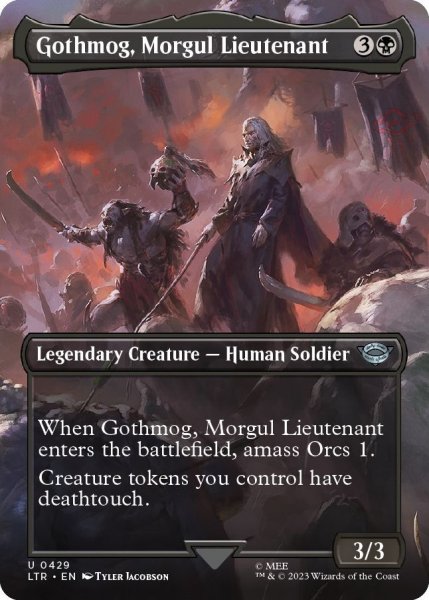 画像1: 【ENG】モルグルの副官、ゴスモグ/Gothmog, Morgul Lieutenant[MTG_LTR_0429U] (1)