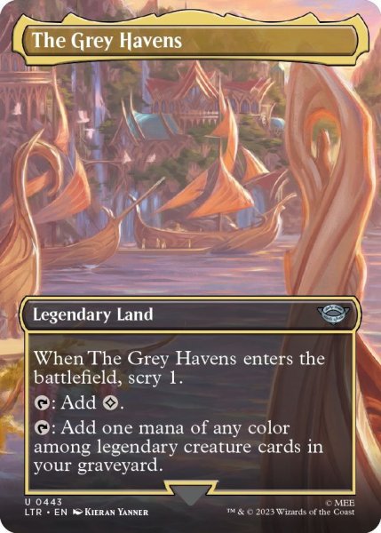 画像1: 【ENG】灰色港/The Grey Havens[MTG_LTR_0443U] (1)