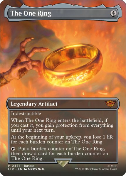 画像1: 【ENG】★Foil★一つの指輪/The One Ring[MTG_LTR_0451M] (1)