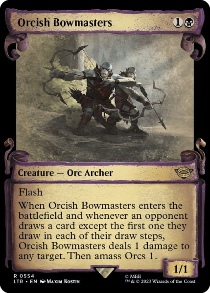 画像1: 【ENG】オークの弓使い/Orcish Bowmasters[MTG_LTR_0554R] (1)