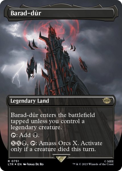 画像1: 【ENG】★サージFoil★バラド＝ドゥール/Barad-d?r[MTG_LTR_0751R] (1)