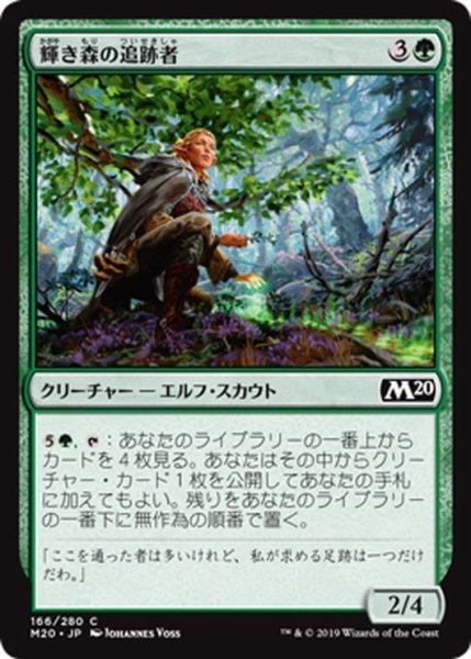 画像1: 【JPN】輝き森の追跡者/Brightwood Tracker[MTG_M20_166C] (1)