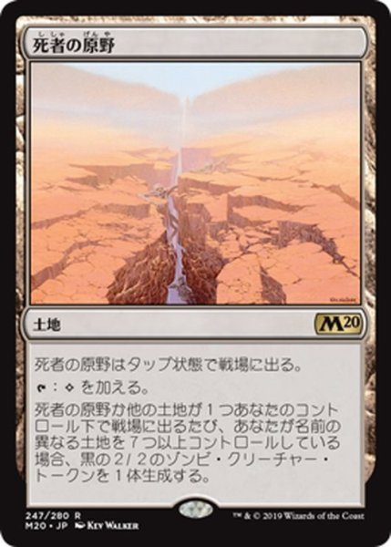 画像1: 【JPN】死者の原野/Field of the Dead[MTG_M20_247R] (1)