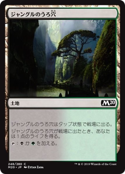 画像1: 【JPN】ジャングルのうろ穴/Jungle Hollow[MTG_M20_248C] (1)