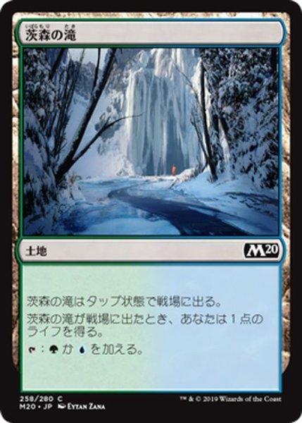 画像1: 【JPN】茨森の滝/Thornwood Falls[MTG_M20_258C] (1)