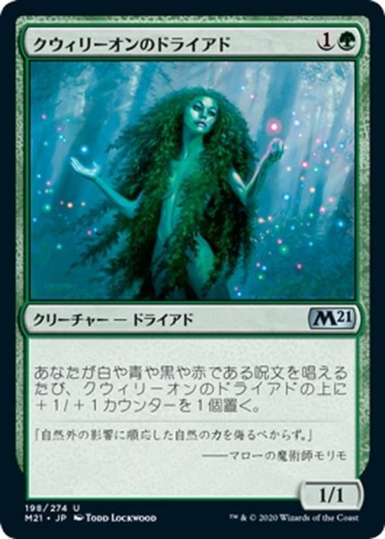 画像1: 【JPN】クウィリーオンのドライアド/Quirion Dryad[MTG_M21_198U] (1)