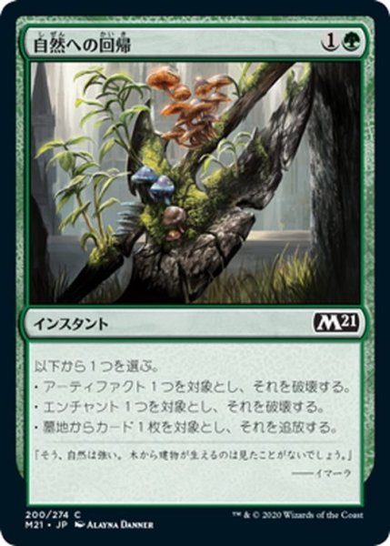 画像1: 【JPN】自然への回帰/Return to Nature[MTG_M21_200C] (1)