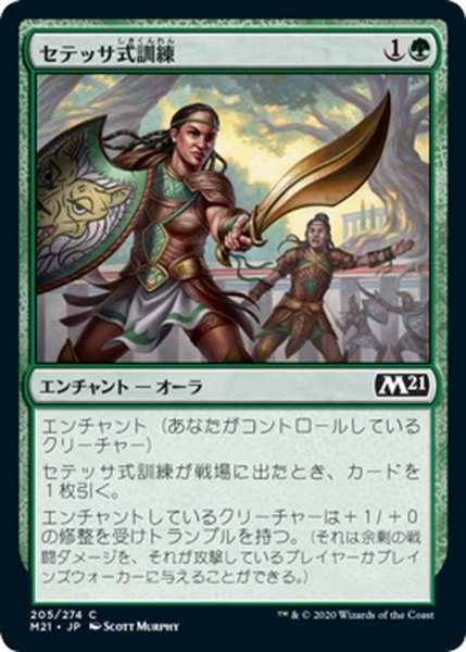 画像1: 【JPN】セテッサ式訓練/Setessan Training[MTG_M21_205C] (1)