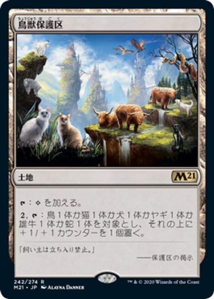 画像1: 【JPN】鳥獣保護区/Animal Sanctuary[MTG_M21_242R] (1)