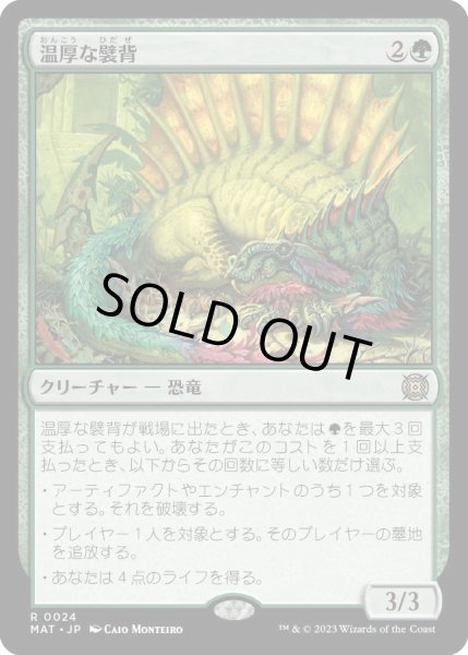 画像1: 【JPN】★Foil★温厚な襞背/Tranquil Frillback[MTG_MAT_0024R] (1)