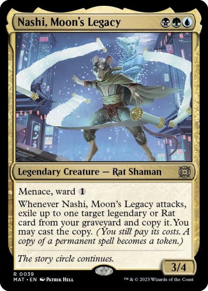 画像1: 【ENG】月の後裔、ナシ/Nashi, Moon's Legacy[MTG_MAT_0039R] (1)