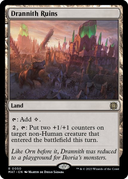 画像1: 【ENG】★Foil★ドラニス遺跡/Drannith Ruins[MTG_MAT_0050R] (1)