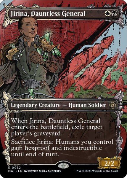 画像1: 【ENG】不屈の将軍、ジリーナ/Jirina, Dauntless General[MTG_MAT_0082R] (1)