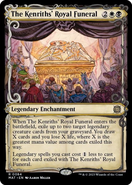 画像1: 【ENG】ケンリス王家の葬送/The Kenriths' Royal Funeral[MTG_MAT_0084R] (1)