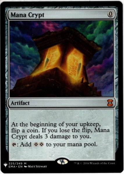 画像1: 【ENG】魔力の墓所/Mana Crypt[MTG_EMA_225M]【ミステリーブースター】 (1)