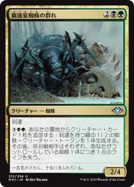 画像1: 【JPN】腐後家蜘蛛の群れ/Rotwidow Pack[MTG_MH1_212U] (1)