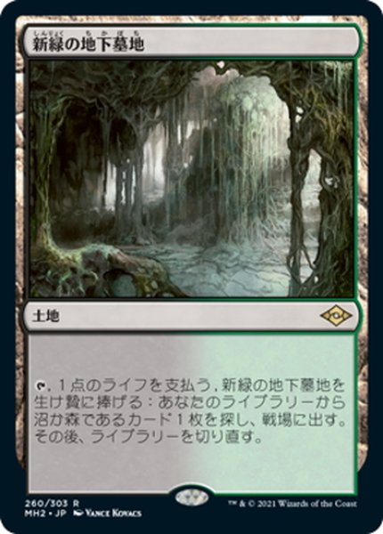 画像1: 【JPN】新緑の地下墓地/Verdant Catacombs[MTG_MH2_260R] (1)