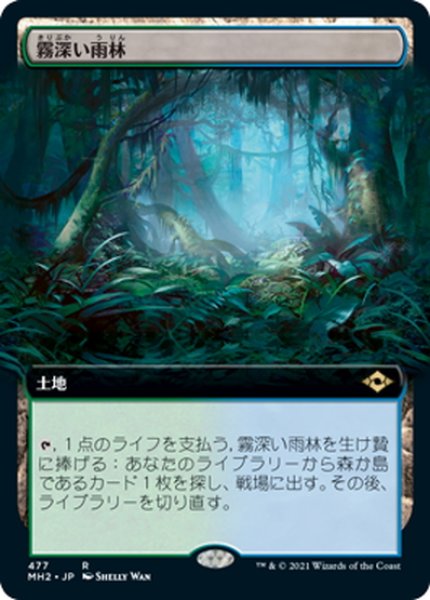 画像1: 【JPN】霧深い雨林/Misty Rainforest[MTG_MH2_477R] (1)