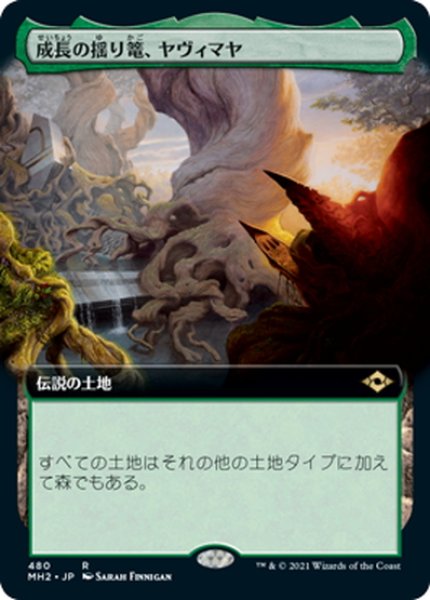 画像1: 【JPN】成長の揺り篭、ヤヴィマヤ/Yavimaya, Cradle of Growth[MTG_MH2_480R] (1)