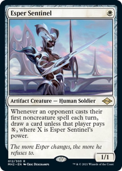 画像1: 【ENG】エスパーの歩哨/Esper Sentinel[MTG_MH2_012R] (1)