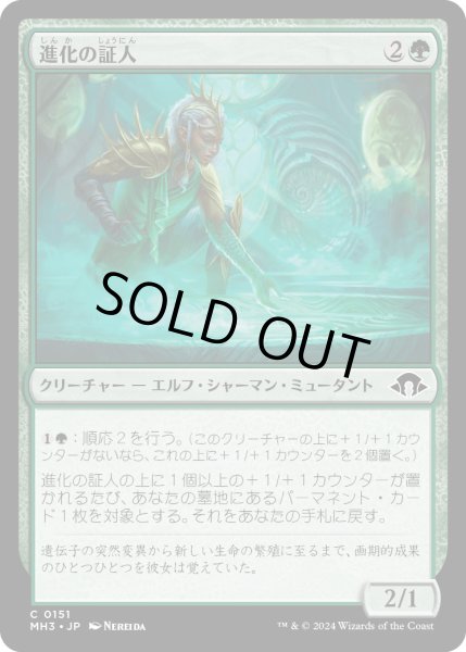 画像1: 【JPN】進化の証人/Evolution Witness[MTG_MH3_0151_C] (1)