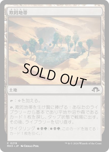 画像1: 【JPN】欺罔地帯/Deceptive Landscape[MTG_MH3_0219_C] (1)